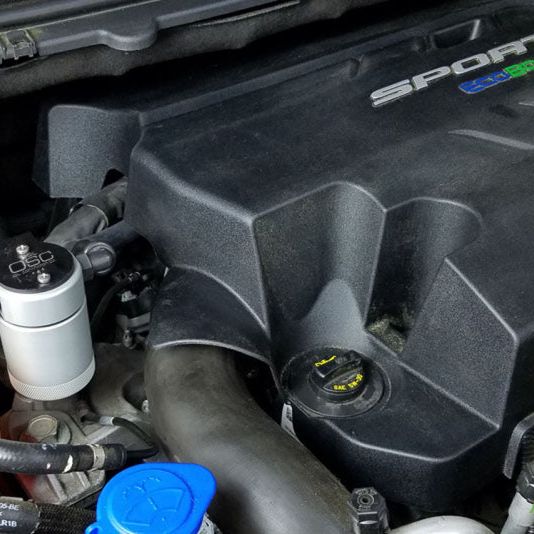 J&L 3031P-C - JLT3031P-C - J&L 2015-2024 Ford Edge Sport/ST Passenger Side Oil Separator 3.0 - Clear Anodized - Shipped in Europe - Tuningsupply.com