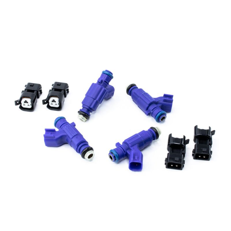 DeatschWerks 13U-01-0450-4 - DWK13U-01-0450-4 - DeatschWerks 01-08 Honda Civic D17/R18 450CC Top Feed Injectors - Shipped in Europe - Tuningsupply.com