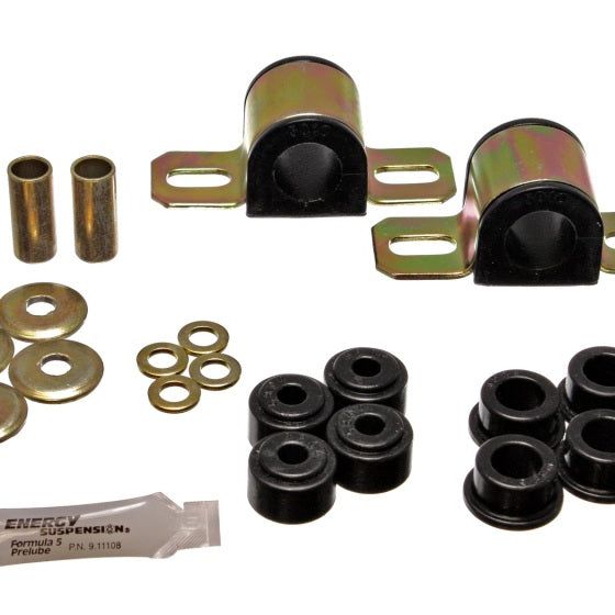 Energy Suspension 2.5106G - ENG2.5106G - Energy Suspension 84-01 Jeep Cherokee Black Front 25mm Sway Bar Bushing Set w/End Link Bushings - Shipped in Europe - Tuningsupply.com
