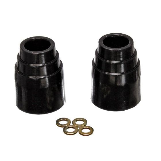 Energy Suspension 9.9143G - ENG9.9143G - Energy Suspension 3-1/8in Bump Stop Set - Black - Shipped in Europe - Tuningsupply.com