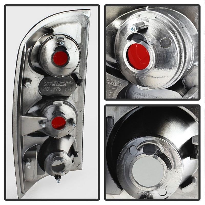 SPYDER 5078100 - SPY5078100 - Spyder Dodge Ram 02-06 1500/Ram 2500/3500 03-06 Euro Style Tail Lights Black Smoke ALT-YD-DRAM02-BSM - Shipped in Europe - Tuningsupply.com