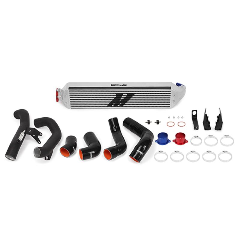 Mishimoto MMINT-CIV-16KSLWBK - MISMMINT-CIV-16KSLWBK - Mishimoto 2016+ Honda Civic 1.5T / 2017+ Honda Civic Si Silver Intercooler Kit w/Black Pipes - Shipped in Europe - Tuningsupply.com