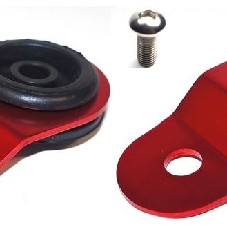 Torque Solution TS-EV-008IC - TQSTS-EV-008IC - Torque Solution Radiator Mount Combo with Inserts (RED) : Mitsubishi Evolution 7/8/9 - Shipped in Europe - Tuningsupply.com
