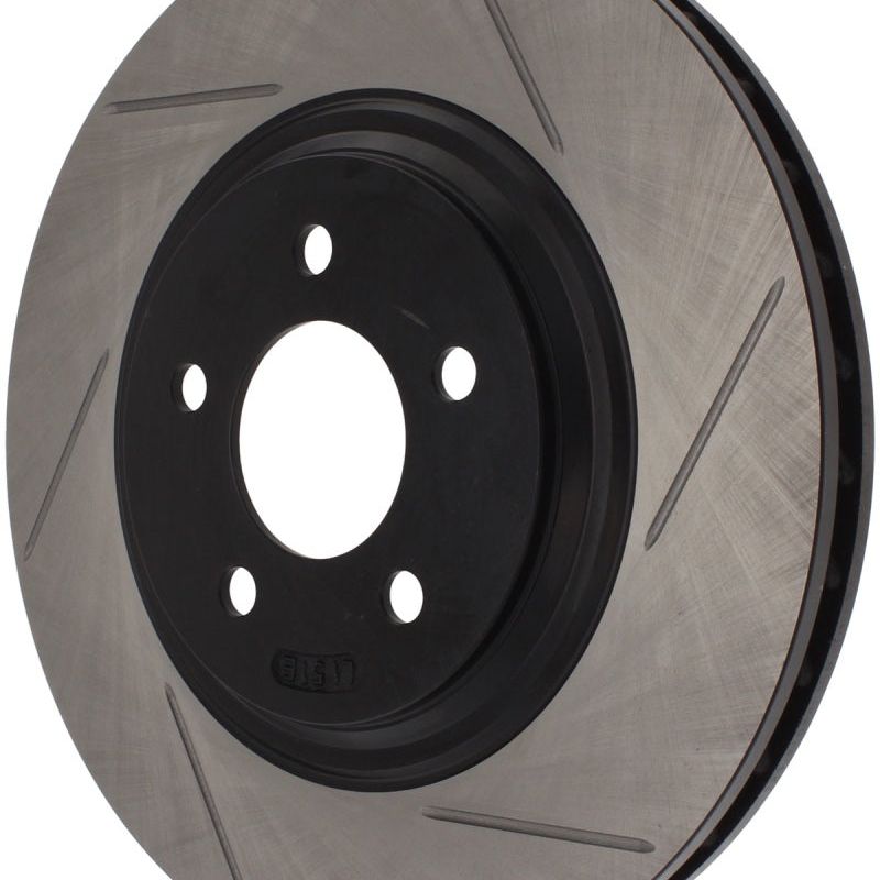 Stoptech 126.61044SL - STO126.61044SL - StopTech Power Slot 94-04 Ford Mustang Front Left Slotted Rotor - Shipped in Europe - Tuningsupply.com
