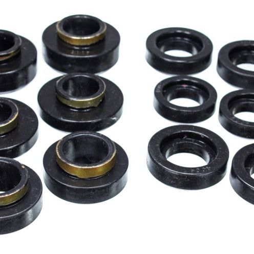 Energy Suspension 3.4101G - ENG3.4101G - Energy Suspension GM Black Body to Frame Mount and Radiator Support Bushing Set - Shipped in Europe - Tuningsupply.com