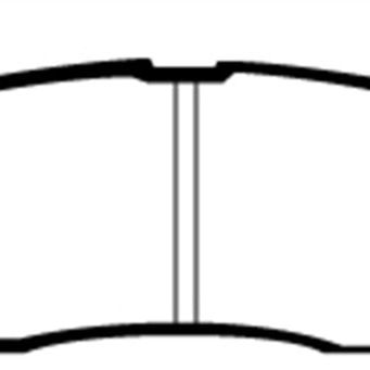 EBC DP31003C - EBCDP31003C - EBC 97-02 Ford Escort 2.0 Redstuff Rear Brake Pads - Shipped in Europe - Tuningsupply.com