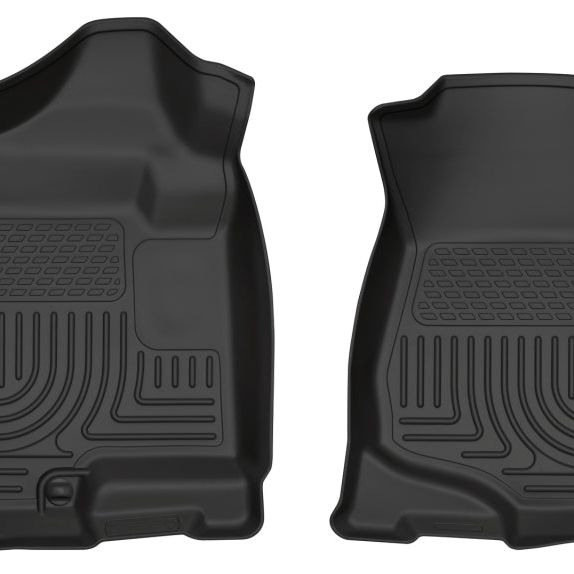 Husky Liners 18201 - HSL18201 - Husky Liners 07-14 Cadillac Escalade ESV/EXT Weatherbeater Black Front Floor Liners - Shipped in Europe - Tuningsupply.com