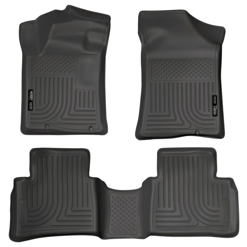 Husky Liners 99641 - HSL99641 - Husky Liners 13 Nissan Altima Weatherbeater Black Front & 2nd Seat Floor Liners - Shipped in Europe - Tuningsupply.com