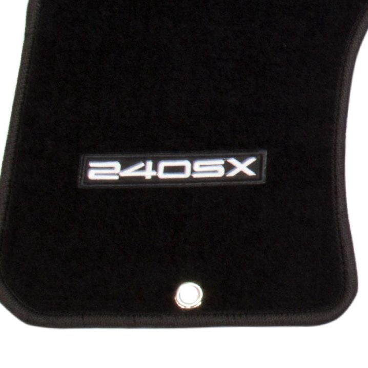 NRG FMR-240 - NRGFMR-240 - NRG Floor Mats - 89-98 Nissan 240SX (240SX Logo) - 2pc. - Shipped in Europe - Tuningsupply.com