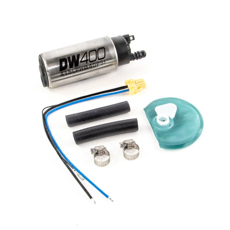 DeatschWerks 9-401-1001 - DWK9-401-1001 - DeatschWerks 415LPH DW400 In-Tank Fuel Pump w/ Universal Set Up Kit - Shipped in Europe - Tuningsupply.com