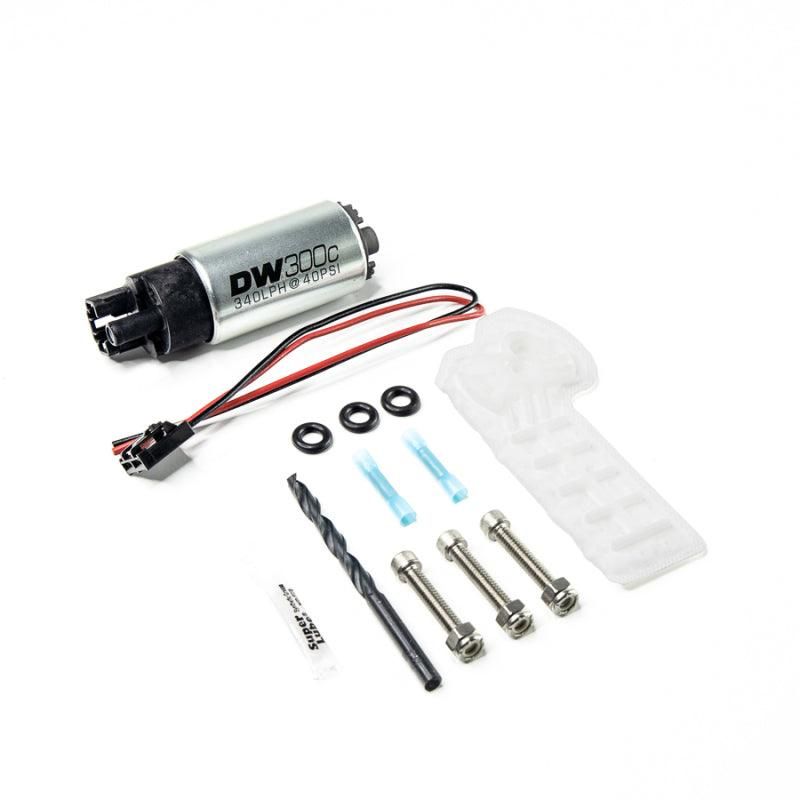 DeatschWerks 9-307-1060 - DWK9-307-1060 - DeatschWerks 15-19 Golf R/15-18 1.8/15-18 GTI 340lph Compact Fuel Pump w/o clips w/9-1060 Instl kit - Shipped in Europe - Tuningsupply.com