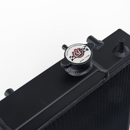 CSF 7095B - CSF7095B - CSF 08-21 Subaru WRX/STI 2-Row 42mm Race-Spec All Aluminum Radiator - Black - Shipped in Europe - Tuningsupply.com