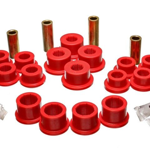 Energy Suspension 11.3108R - ENG11.3108R - Energy Suspension 04-07 Mazda RX8 Red Rear Lateral/Trailing Arm Bushings - Shipped in Europe - Tuningsupply.com