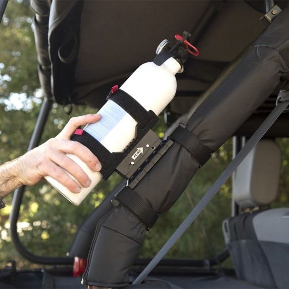 Rugged Ridge 11238.40 - RUG11238.40 - Rugged Ridge 76-20 Jeep Wrangler Elite Fire Extinguisher Holder - Shipped in Europe - Tuningsupply.com