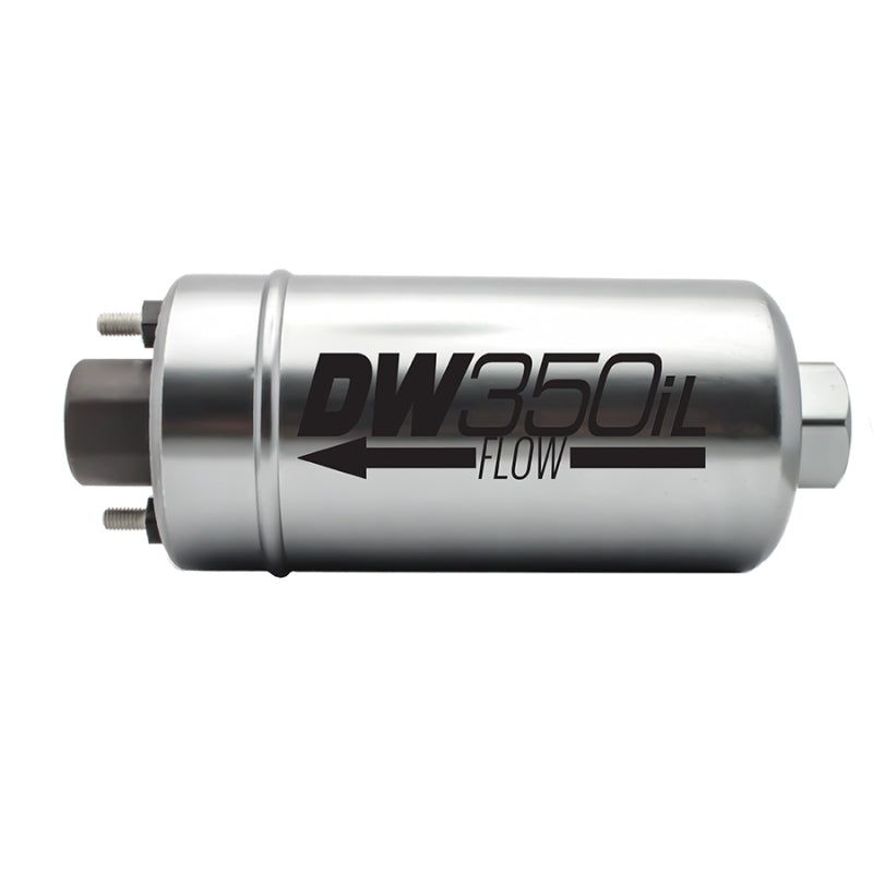 DeatschWerks 9-350 - DWK9-350 - DeatschWerks 350 LPH DW350iL In-Line External Fuel Pump (No Bracket) - Shipped in Europe - Tuningsupply.com