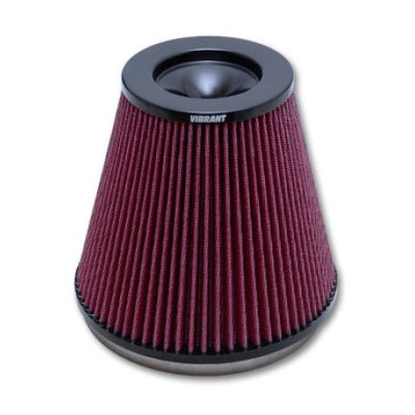 Vibrant 10961 - VIB10961 - Vibrant The Classic Perf Air Filter 5in Cone OD x 7in Height x 7in Flange ID - Shipped in Europe - Tuningsupply.com