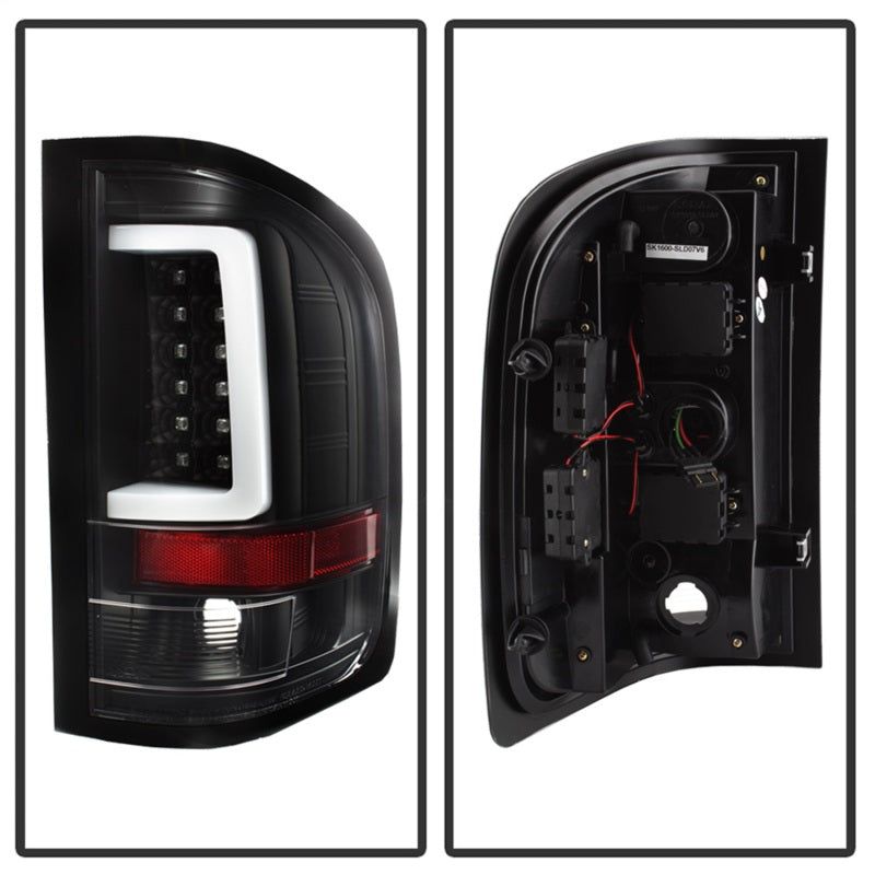 SPYDER 5084088 - SPY5084088 - Spyder 07-13 Silverado (Will Not Work w/2010 921 Bulb) V3 LED Tail Lghts Blk ALT-YD-CS07V3-LBLED-BK - Shipped in Europe - Tuningsupply.com