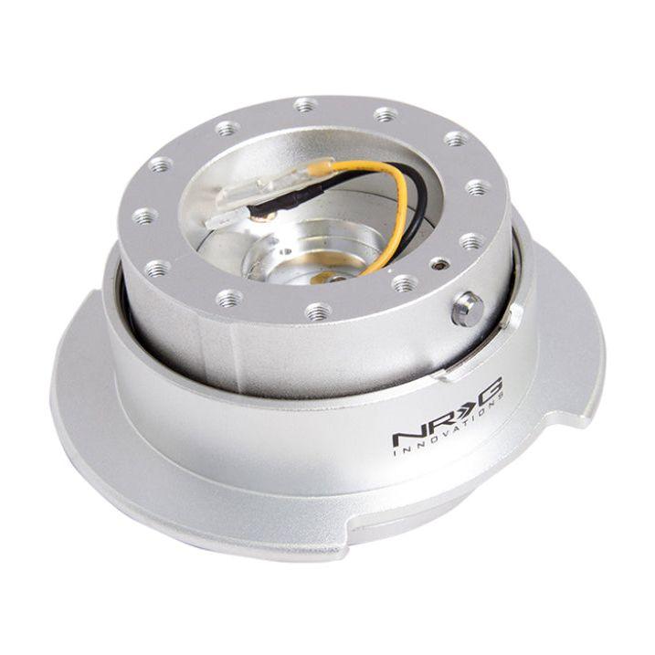 NRG SRK-250SL - NRGSRK-250SL - NRG Quick Release Kit Gen 2.5 - Silver / Silver Ring - Shipped in Europe - Tuningsupply.com