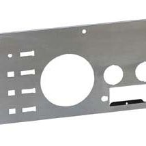 Kentrol 30565 - KEN30565 - Kentrol 77-86 Jeep CJ Dash Panel (with radio opening) Brushed Silver - Shipped in Europe - Tuningsupply.com