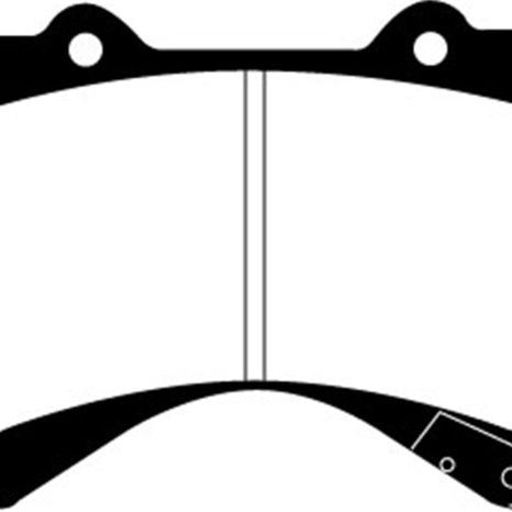 EBC DP41815R - EBCDP41815R - EBC 08+ Lexus LX570 5.7 Yellowstuff Front Brake Pads - Shipped in Europe - Tuningsupply.com
