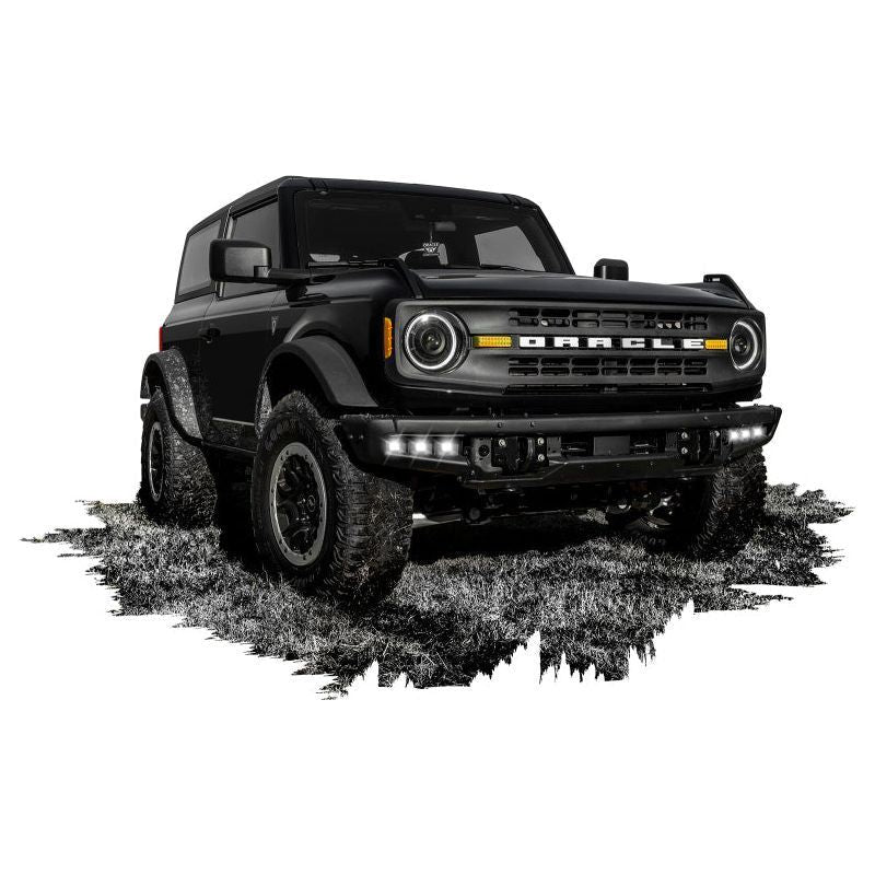 ORACLE Lighting 5890-001 - ORL5890-001 - ORACLE Lighting 21-22 Ford Bronco Triple LED Fog Light Kit for Steel Bumper - White - Shipped in Europe - Tuningsupply.com