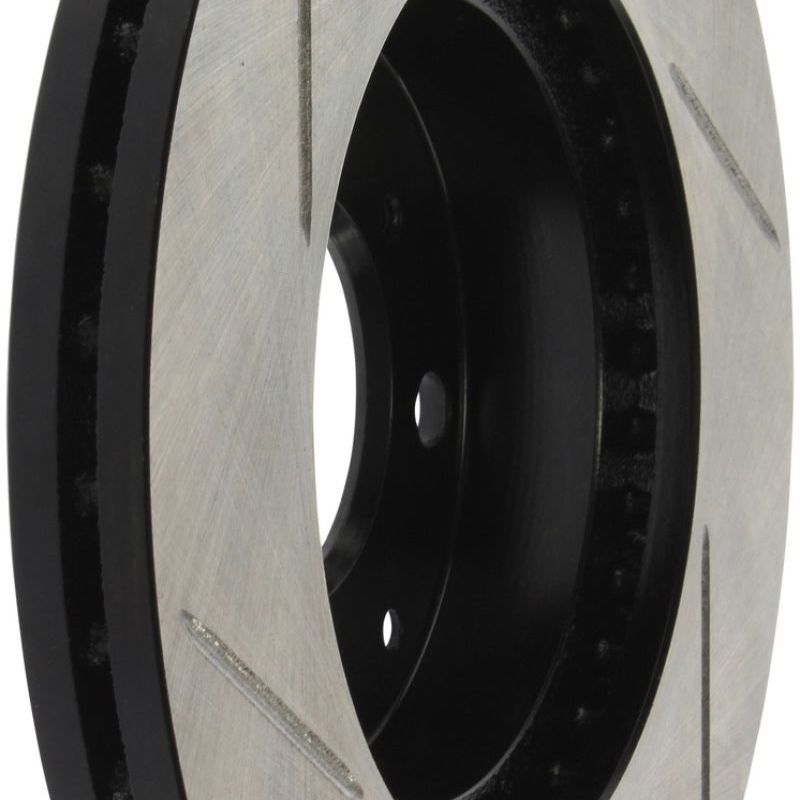 Stoptech 126.40023SL - STO126.40023SL - StopTech Power Slot 93-00 Honda Civic DX w/ Rr Drum Brakes Front Left Rotor - Shipped in Europe - Tuningsupply.com