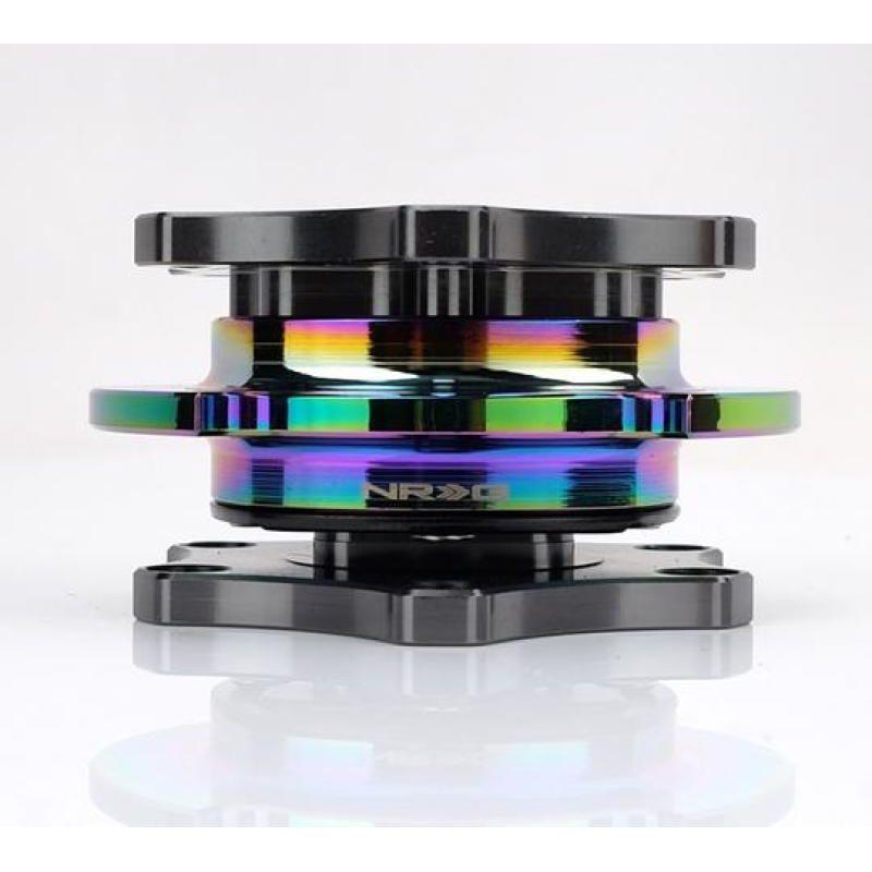 NRG SRK-R200GM-CG - NRGSRK-R200GM-CG - NRG Quick Release SFI SPEC 42.1 - Gun Metal Body / Gold Shinny Ring - Shipped in Europe - Tuningsupply.com