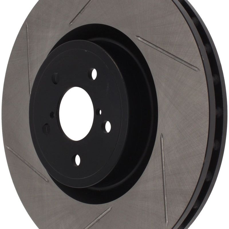 Stoptech 126.47019SR - STO126.47019SR - StopTech Power Slot 04 STi Front Right SportStop Slotted Rotor - Shipped in Europe - Tuningsupply.com