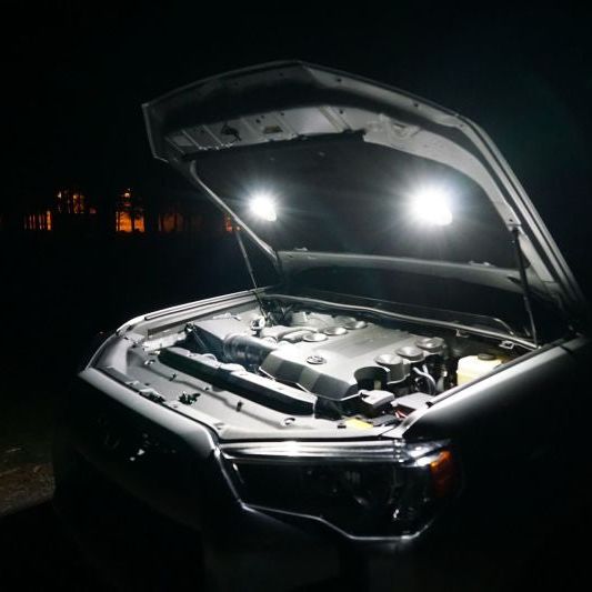 KC HiLiTES 355 - KCL355 - KC HiLiTES Cyclone 2in. LED Universal Under Hood Lighting Kit (Incl. 2 Cyclone Lights/Switch/Wiring) - Shipped in Europe - Tuningsupply.com