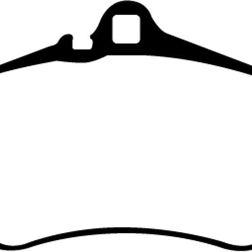 EBC DP31515C - EBCDP31515C - EBC 03-05 Porsche 911 (996) (Cast Iron Rotor only) 3.6 Carrera 4S Redstuff Front Brake Pads - Shipped in Europe - Tuningsupply.com