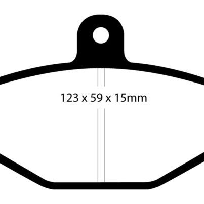 EBC DP3885C - EBCDP3885C - EBC 92-00 Dodge Viper 8.0 Redstuff Rear Brake Pads - Shipped in Europe - Tuningsupply.com