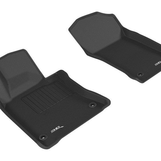 3D MAXpider L1IN02711509 - ACEL1IN02711509 - 3D MAXpider 2017-2019 Infiniti Q60 Kagu 1st Row Floormat - Black - Shipped in Europe - Tuningsupply.com
