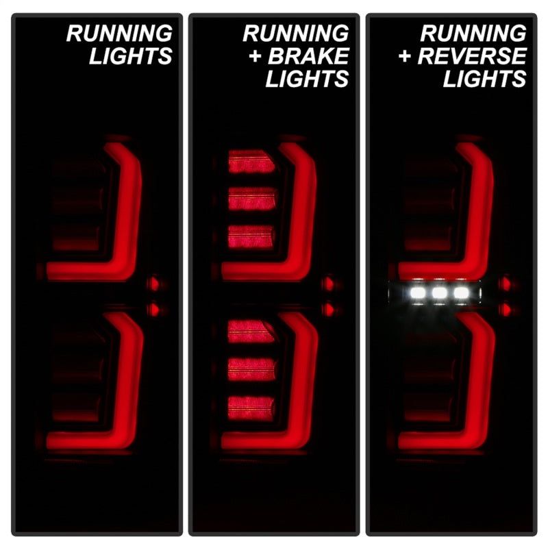 SPYDER 5000293 - SPY5000293 - Spyder GMC Sierra 19-20 Incandescent Bulb Model Only LED Tail Lights-Black Smoke ALT-YD-GS19-LED-BSM - Shipped in Europe - Tuningsupply.com