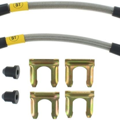 Stoptech 950.42504 - STO950.42504 - StopTech 2/89-96 Nissan 300ZX (Exc Turbo)/6/89-96 300ZX Turbo Stainless Steel Rear BBK Brake Lines - Shipped in Europe - Tuningsupply.com