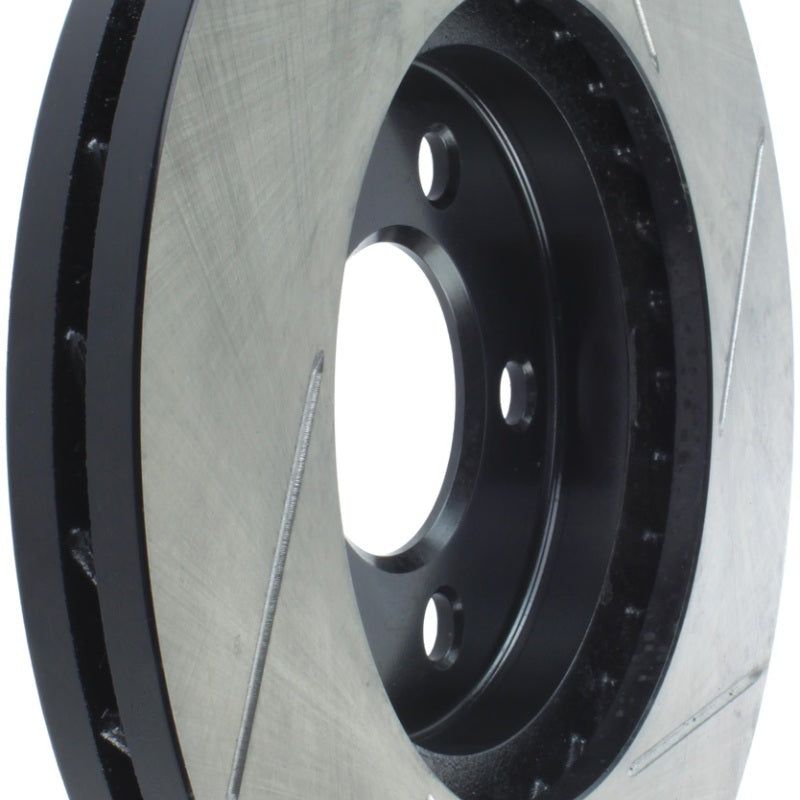 Stoptech 126.61072SR - STO126.61072SR - StopTech Power Slot 03-08 Crown Victoria/Grand Marquis/Lincoln Town Car Front Right Slotted Rotor - Shipped in Europe - Tuningsupply.com