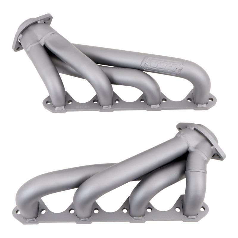 BBK 1511 - BBK1511 - BBK 79-93 Mustang 351 Swap Shorty Unequal Length Exhaust Headers - 1-5/8 Titanium Ceramic - Shipped in Europe - Tuningsupply.com