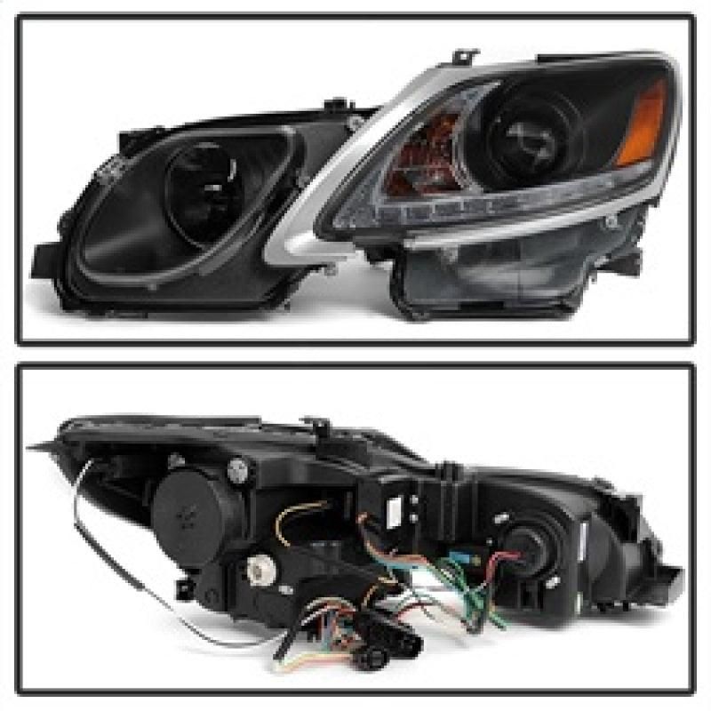 SPYDER 5082800 - SPY5082800 - Spyder Lexus GS 300 / 350 / 450 06-11 Headlights - HID Model Only - Black PRO-YD-LG06-HID-DRL-BK - Shipped in Europe - Tuningsupply.com