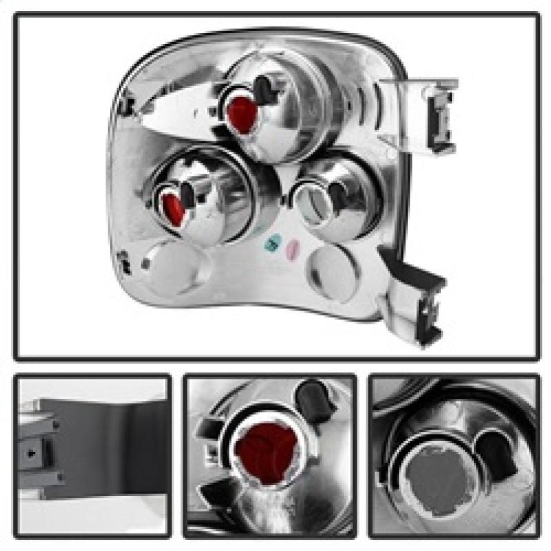 SPYDER 5078070 - SPY5078070 - Spyder Chevy Silverado Stepside 99-04 Euro Style Tail Lights Black Smoke ALT-YD-CS99STS-BSM - Shipped in Europe - Tuningsupply.com