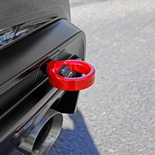 Perrin Performance PTP-BDY-250RD - PERPTP-BDY-250RD - PERRIN 20-25 Toyota Supra Tow Hook Kit (Rear) - Red - Shipped in Europe - Tuningsupply.com