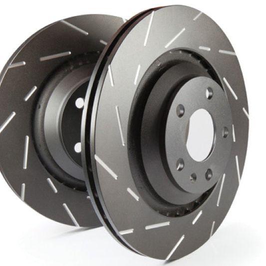 EBC USR1283 - EBCUSR1283 - EBC 2015-2016 Volkswagen Golf Mk7 1.8L Turbo USR Slotted Rear Rotors - Shipped in Europe - Tuningsupply.com