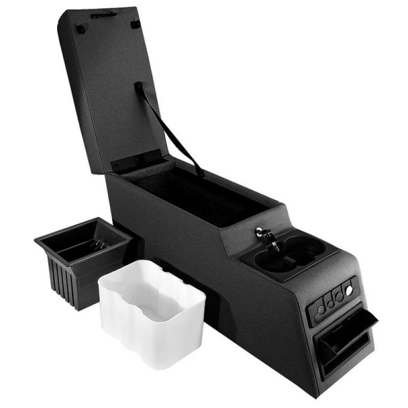 Rugged Ridge 13102.01 - RUG13102.01 - Rugged Ridge Ultimate Locking Console Black 76-95 Jeep CJ / Jeep Wrangler - Shipped in Europe - Tuningsupply.com