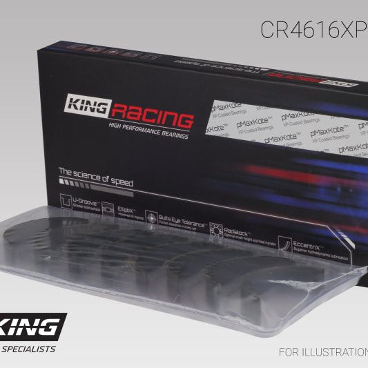 King Engine Bearings GCR4616XPGC0.5 - KINGCR4616XPGC0.5 - King Engine Bearings Subaru Fa20/ Toyota 4U-GSE Connecting Rod Bearing Set - Size +0.05mm - Shipped in Europe - Tuningsupply.com