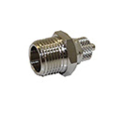 Snow Performance SNO-82081R - SNOSNO-82081R - Snow Performance 3/8in NPT - 1/4 Quick Connect Straight Res Fitting - Shipped in Europe - Tuningsupply.com