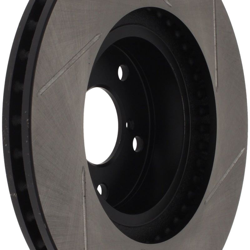 Stoptech 126.47012SR - STO126.47012SR - StopTech Power Slot 00-05 Legacy / 7/98-08 Impreza Front Right SportStop Slotted Rotor - Shipped in Europe - Tuningsupply.com