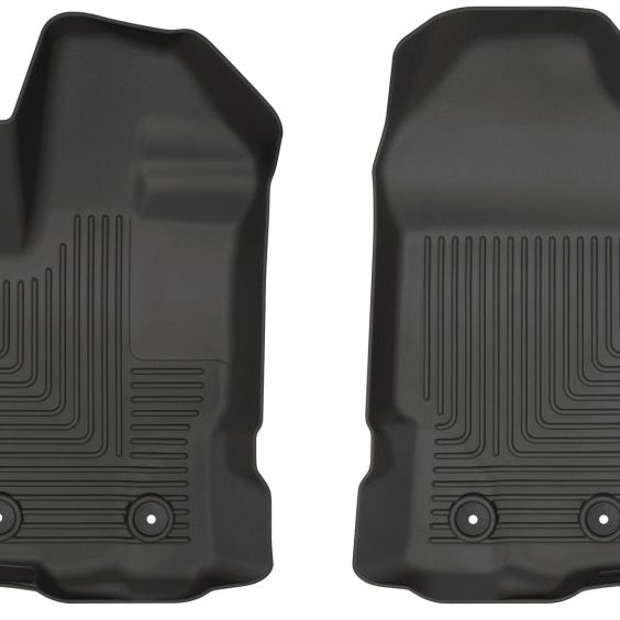 Husky Liners 13411 - HSL13411 - Husky Liners 2019 Ford Ranger SuperCrew Cab & SuperCab WeatherBeater Black Floor Liners - Shipped in Europe - Tuningsupply.com