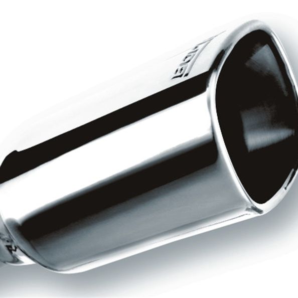 Borla 20241 - BOR20241 - Borla 2.25in Inlet 3.28in x 3.5in Square Rolled Angle Cut x 7.88in Long Exhaust Tip - Shipped in Europe - Tuningsupply.com