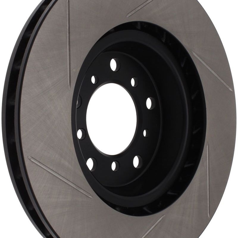 Stoptech 126.34058SL - STO126.34058SL - StopTech Power Slot BMW (E46) Front Left Slotted Rotor - Shipped in Europe - Tuningsupply.com