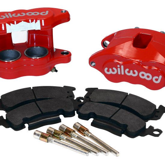 Wilwood 140-11291-R - WIL140-11291-R - Wilwood D52 Front Caliper Kit - Red 2.00 / 2.00in Piston 1.04in Rotor - Shipped in Europe - Tuningsupply.com