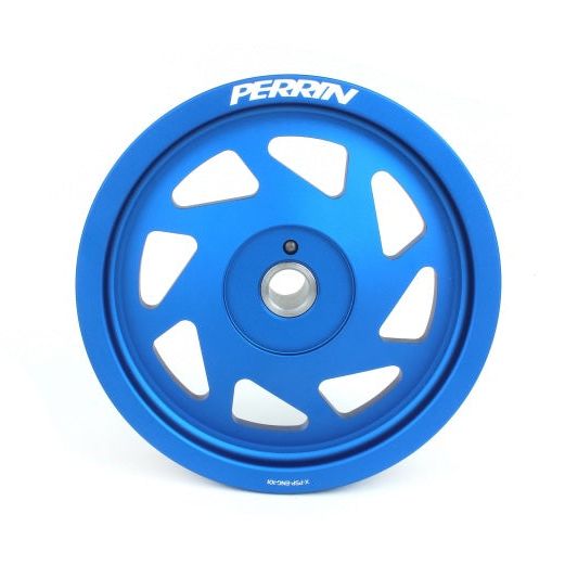 Perrin Performance PSP-ENG-106BL - PERPSP-ENG-106BL - PERRIN 22-25 Subaru WRX/BRZ & Toyota GR86 / 20-25 FXT/OBXT Lightweight Crank Pulley - Blue - Shipped in Europe - Tuningsupply.com