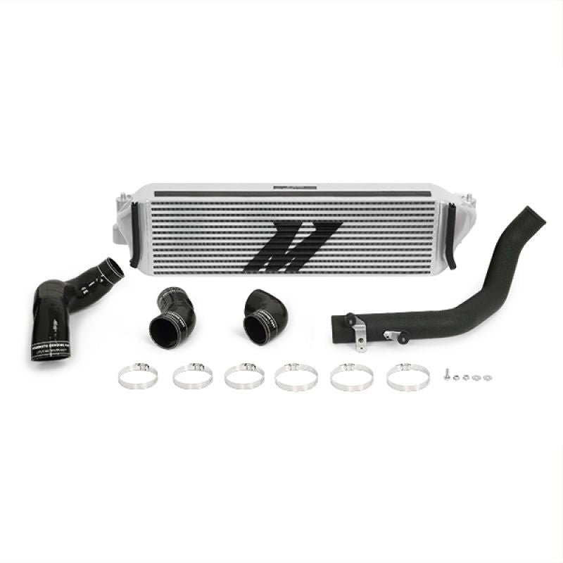 Mishimoto MMINT-CTR-17KSLWBK - MISMMINT-CTR-17KSLWBK - Mishimoto 2017+ Honda Civic Type R Performance Intercooler Kit - Silver Core Black Piping - Shipped in Europe - Tuningsupply.com